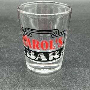 Carol’s Bar Shot Glass – Novelty Clear Glass Collectible by Kalan Barware